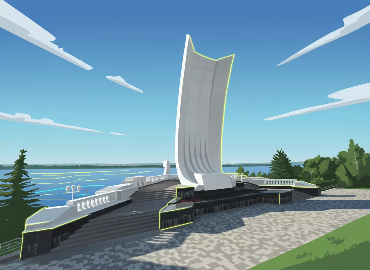 Самара набережная