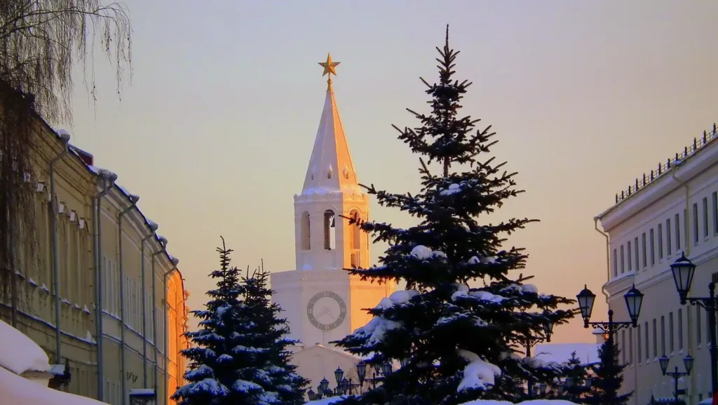 Казанский кремль зимой