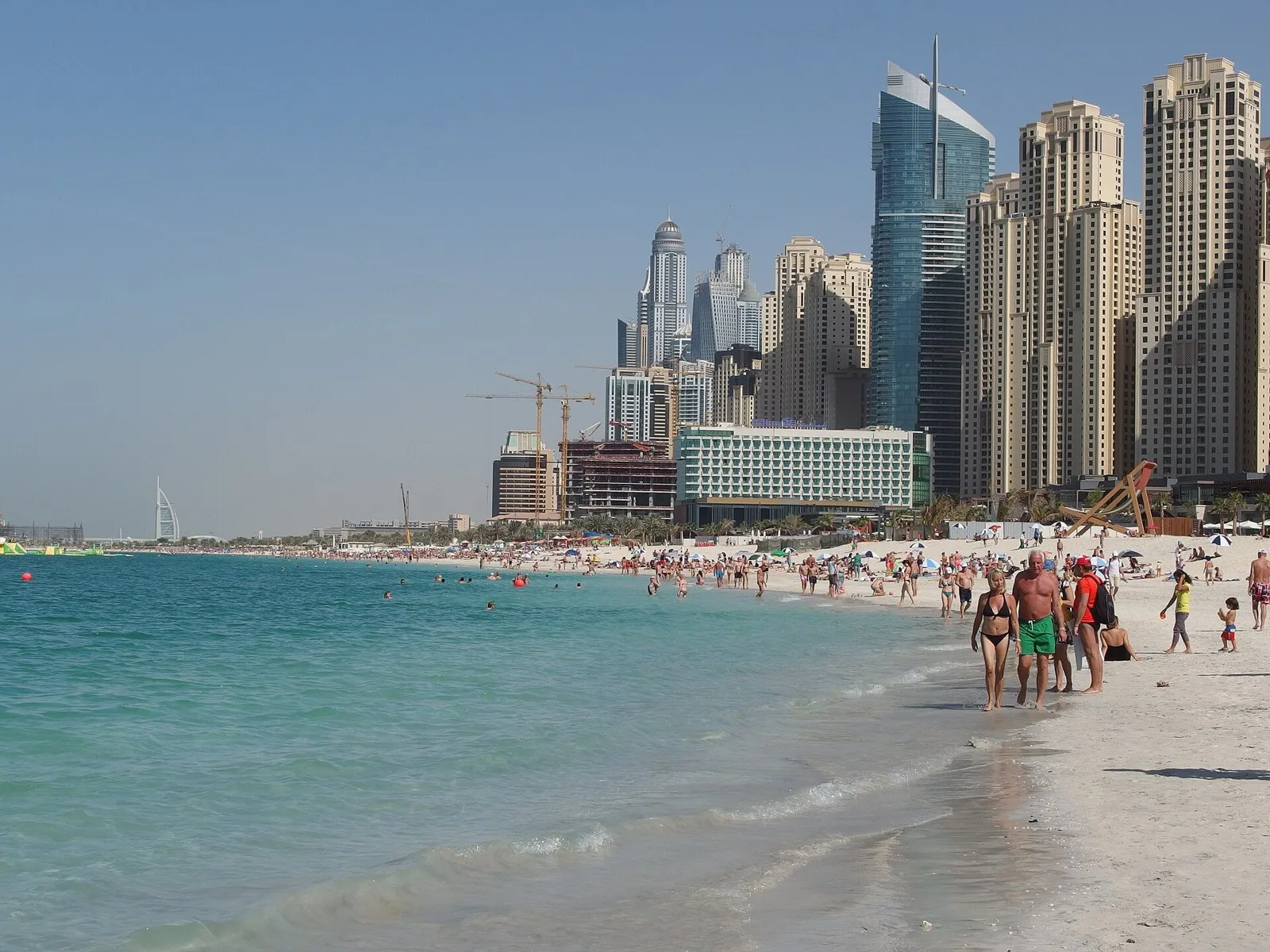 Береговая линия Jumeirah Beach Residence