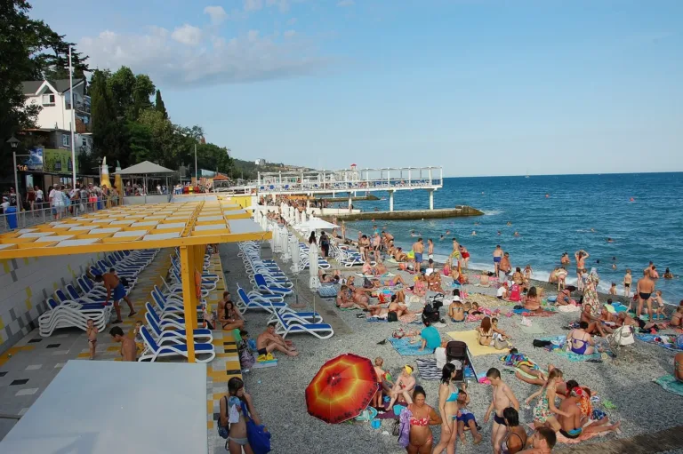 Yalta beach Crimea